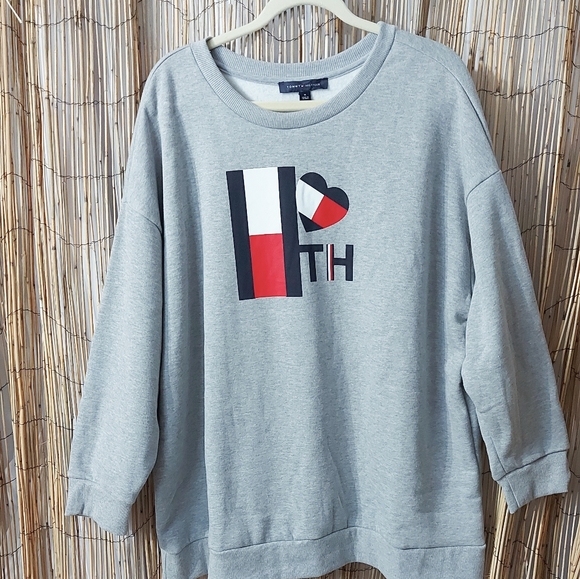 Tommy hilfiger sweaters size 1X color gray - Picture 6 of 8